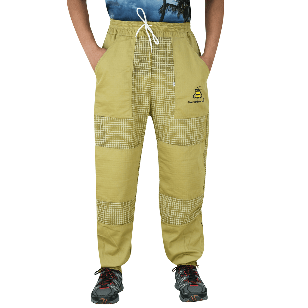 Beekeeping Trouser for Mens and Womens, Vented and Sting Proof for Beekeepers | KHAKI - BeeProGear®️