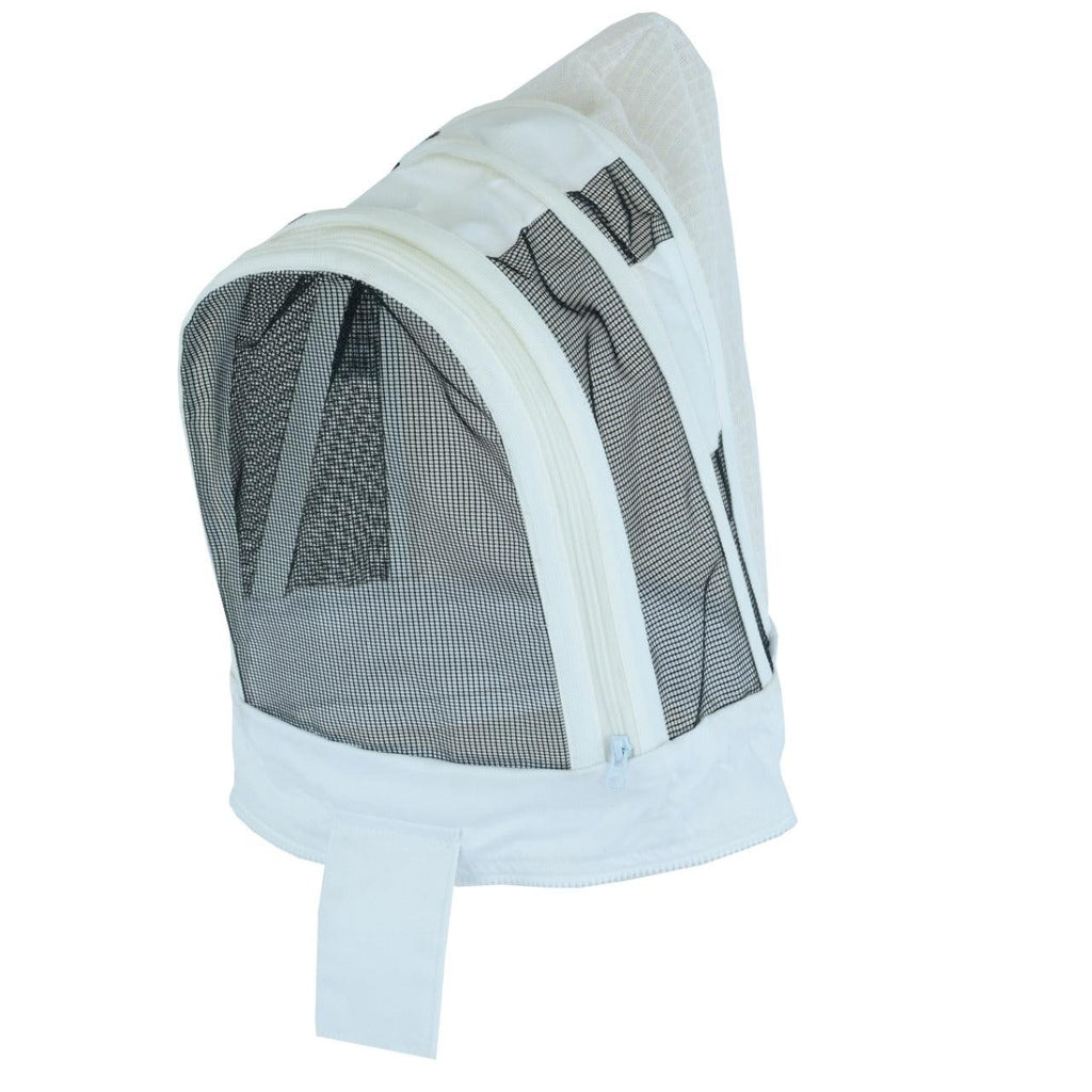 Beekeeping Veil Hat Replacement, Bee keeper Fencing and Round Veil for Bee Suit and Bee Jacket | WHITE - BeeProGear®️